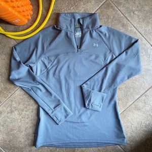 Under Armour - LIKE NEW Gray Half Zip Pull Over